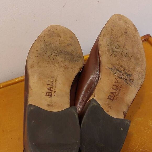 Men, BALLY LEATHERS LOAFERS 54897 04 SIZE 7.5 M - Picture 6 of 14